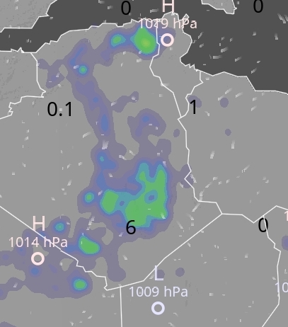 اضطرابات جوية متفرقة تضرب الجزائر طوال الشهر السادس.. أمطار رعدية وبرد وسيول متوقعة